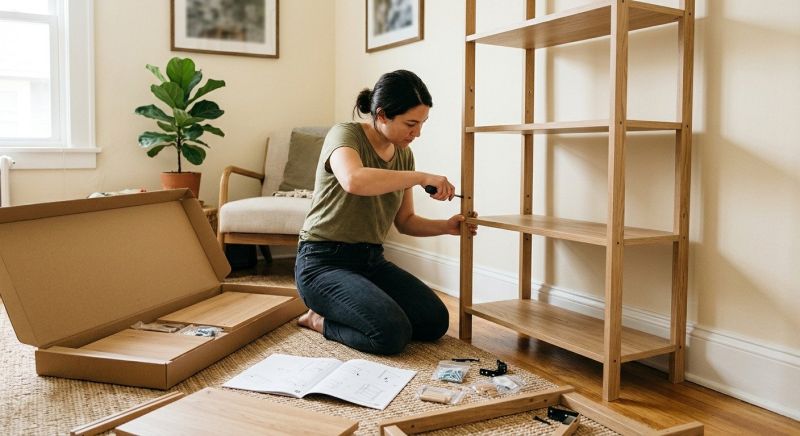 Shoe Rack Assembly in Olathe, KS